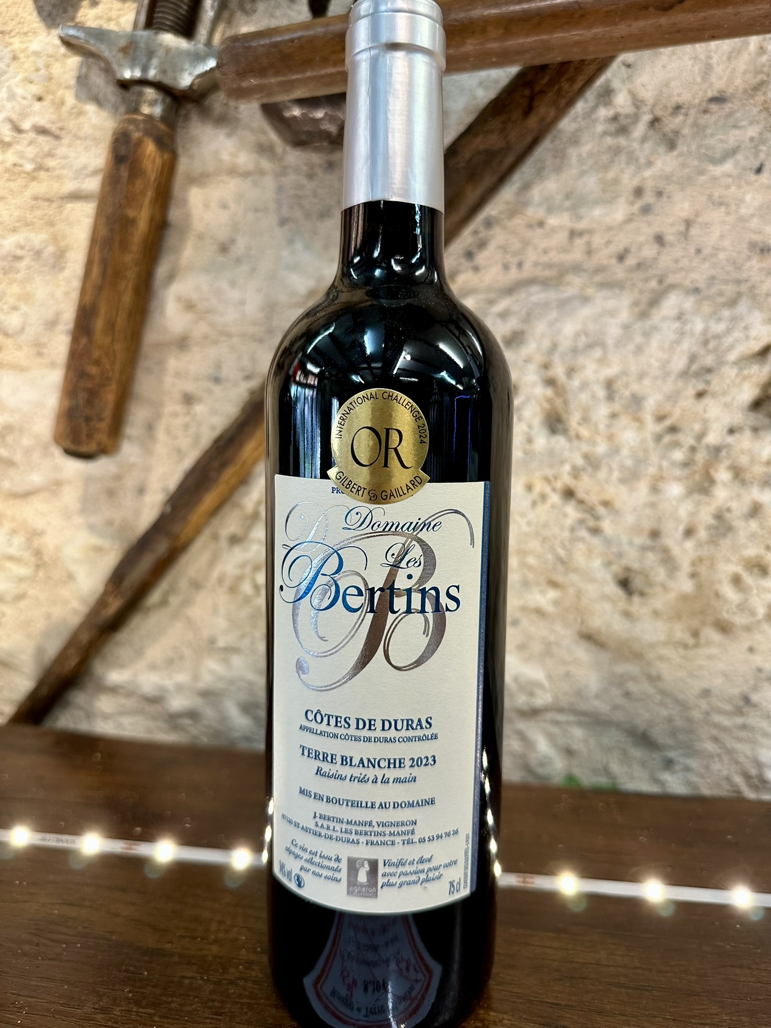 Rouge 2024 "TERRE BLANCHE" - 8.20 € la ble - vendu par 6